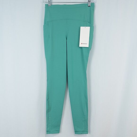 Lululemon Swift Speed High Rise Tight 28" Womens 6 Maldives Green LW5GFBS - Picture 1 of 16